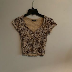 Brandy Melville cheetah top